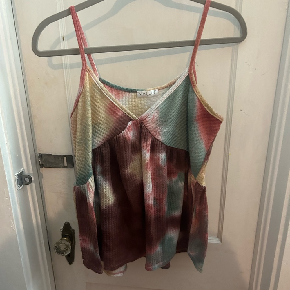 Vestique multi colored tank top